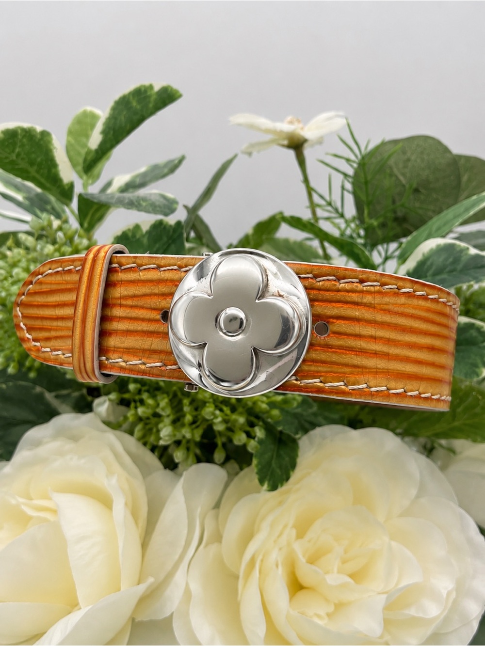 Louis Vuitton Vintage Cyber Epi Good Luck Bracelet EUC✨✨ with Box and Papers.